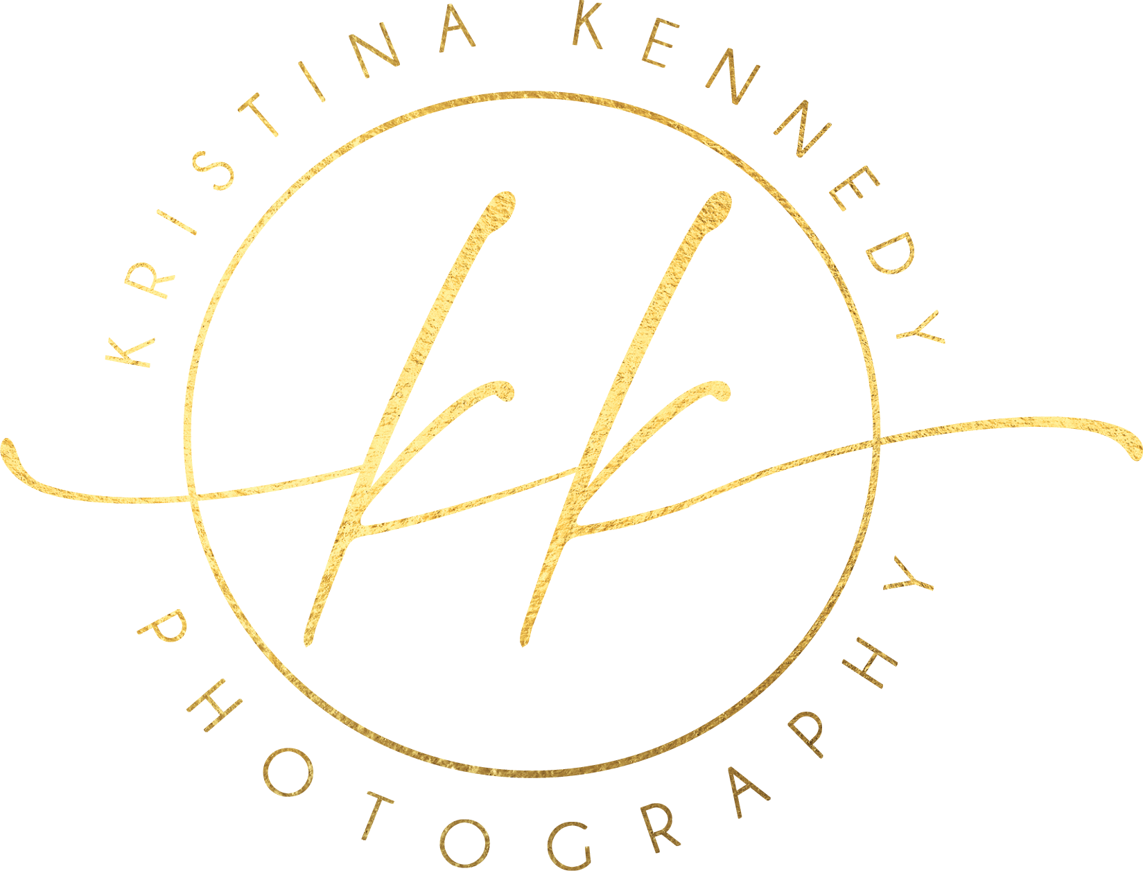 Kristina Kennedy Photography Gold Logo